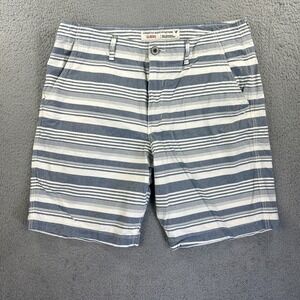 American Eagle Shorts Mens 38 Blue White‎ Stripe Chino Preppy Beach Y2K Classic